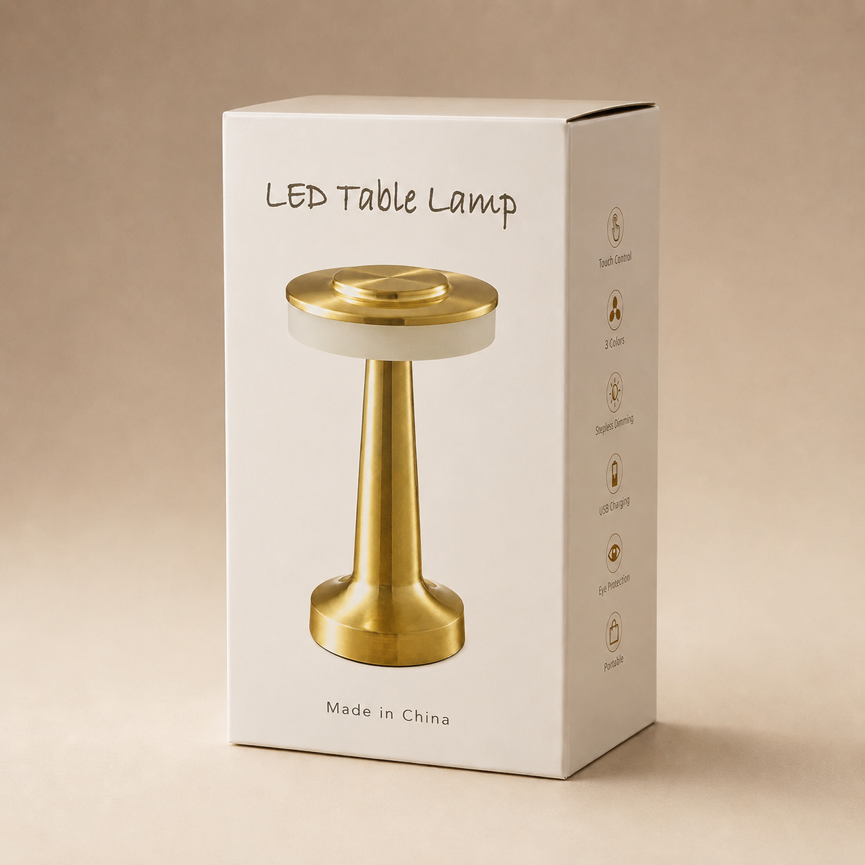 KITPRO Cordless Rechargeable LED Table Lamp, Keep Power for 72H Table Light, Waterproof Touch Portable Dimmable LED Table Lamp for Restaurant, Hotels, Cafes, Bars and Dining Tables