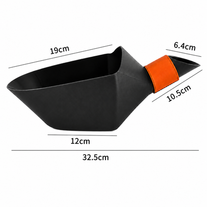 KORVA Coffee Bean Scoop Plastic, 1KG Large Capacity Coffee Measuring Scoop, Dual Spout Coffee Bean Shovel for Green Beans & Roasted Beans, Food Grade Durable Coffee Grounds Scoop for Coffee Shop & Bakery Use